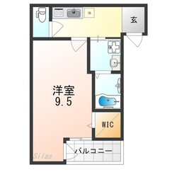 八戸ノ里駅 徒歩11分 3階の物件間取画像